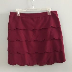 🎉SALE😍 LOFT Ruffled Skirt, worn once